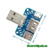 Перехідник USB (тато мама) type-c (мама)  Micro USB (мама) XY-USB4 - Зображення 2