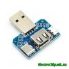 Перехідник USB (тато мама) type-c (мама)  Micro USB (мама) XY-USB4