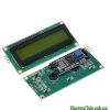 Дисплей LCD 1602 с интерфейсной шиной IIC/I2C , синий/зеленый