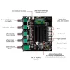 ZK-MT21 Підсилювач звуку Bluetooth 2.1 v5.0 50Вт*2 + 100Вт DC 12-24В - Зображення 3