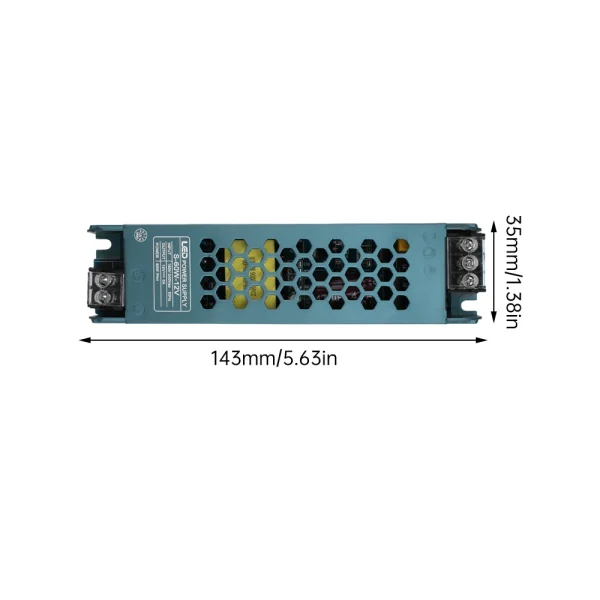 Блок питания 12В 60W, Источник питания, светодиодный драйвер - Image 3