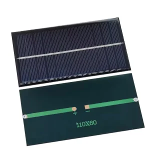 Полімерна сонячна панель 110х60, 6V, 160мА, 0.96w