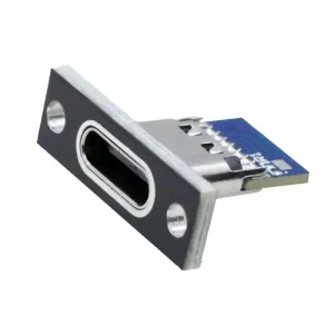 Врізний Роз'єм USB Type-C (Гніздо) на Платі-Адаптері для Панельного Монтажу