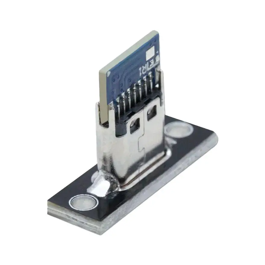 Врізний Роз'єм USB Type-C (Гніздо) на Платі-Адаптері для Панельного Монтажу - Зображення 5