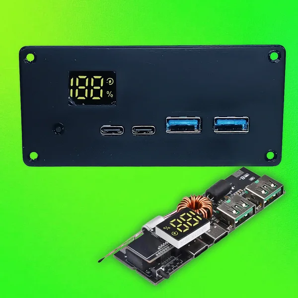 Лицьова панель (Faceplate) для Power Bank 100W (Плата MYZL-YD24-V2.3)