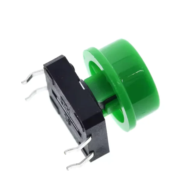 Набір тактових кнопок 12х12 мм з кольоровими ковпачками (5 шт.) - Зображення 4