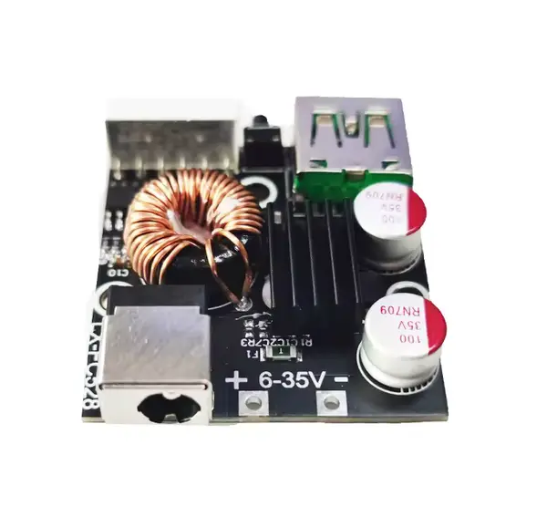 Понижувальний модуль швидкої зарядки QC4.0/PD3.0 з дисплеєм (6-35V) - Зображення 2