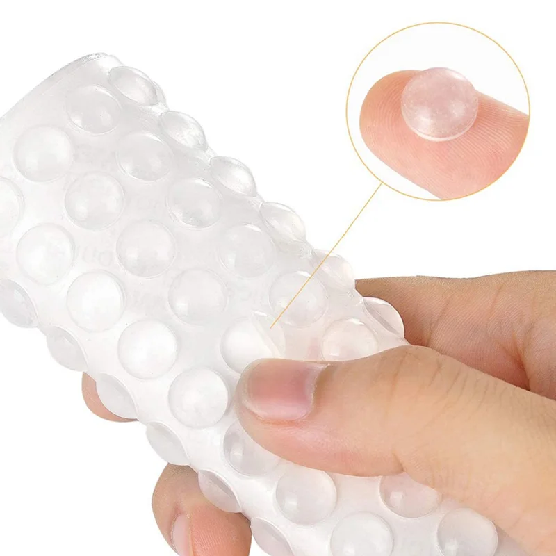 Силіконові антиковзаючі ніжки та демпфери для електроніки 12шт - Зображення 2