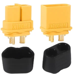 Силовий роз'єм XT60H (пара Male + Female) з захисними ковпачками