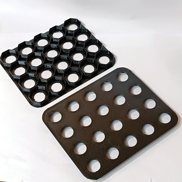 Холдеры для аккумуляторов 18650, 21700, 32650 сотовые (любая конфигурация до 8x8) — изображение 2