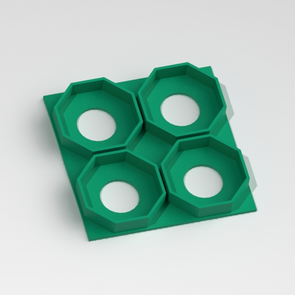 Холдеры для аккумуляторов 18650, 21700, 32650 сотовые (любая конфигурация до 8x8) — изображение 6